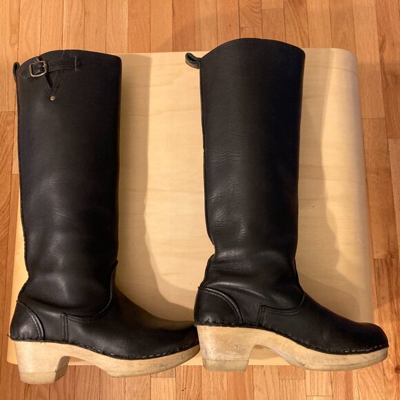RARE MINT No. 6 Tall Moto Clog boots  SIZE 39 - Picture 4 of 10
